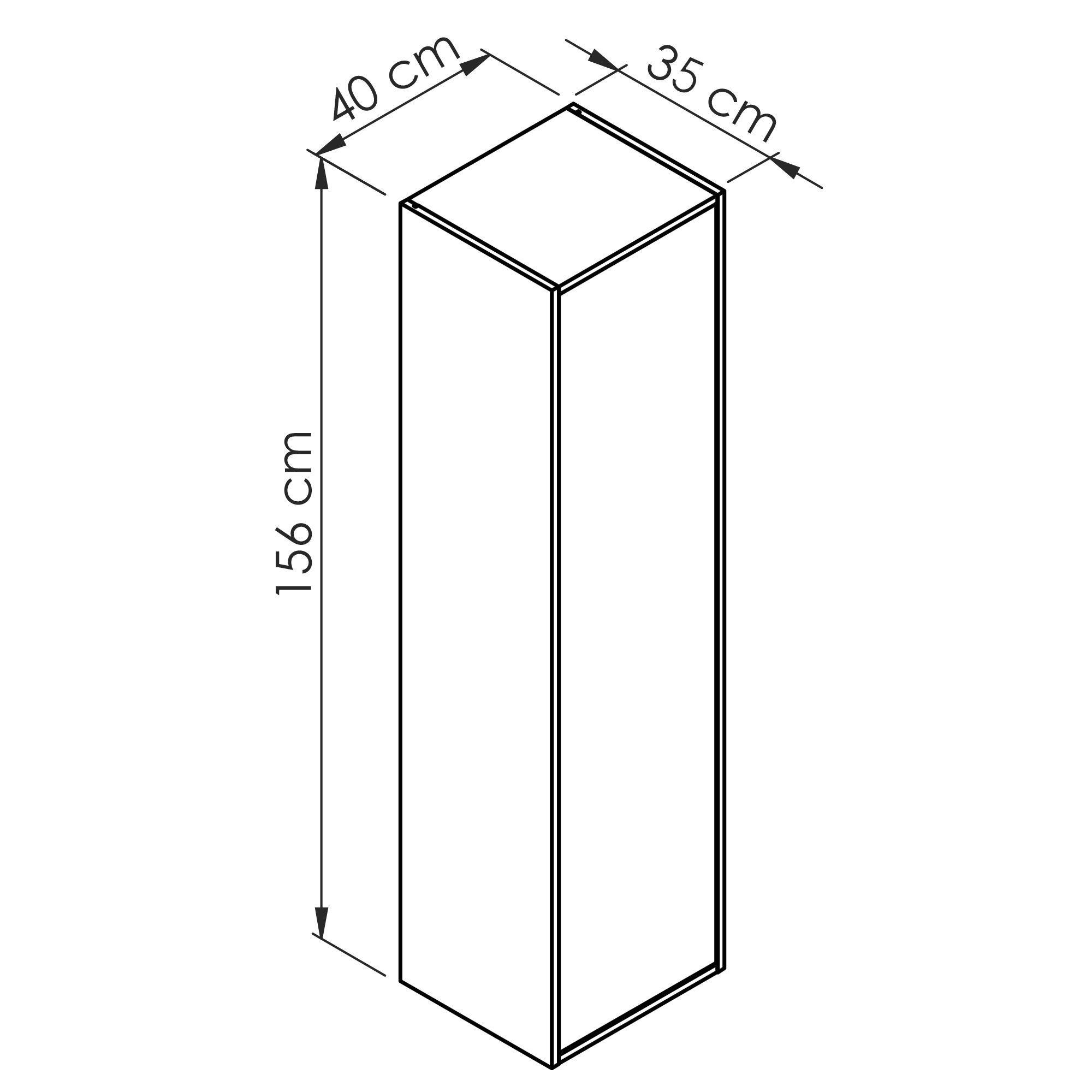  Column 40 cm door