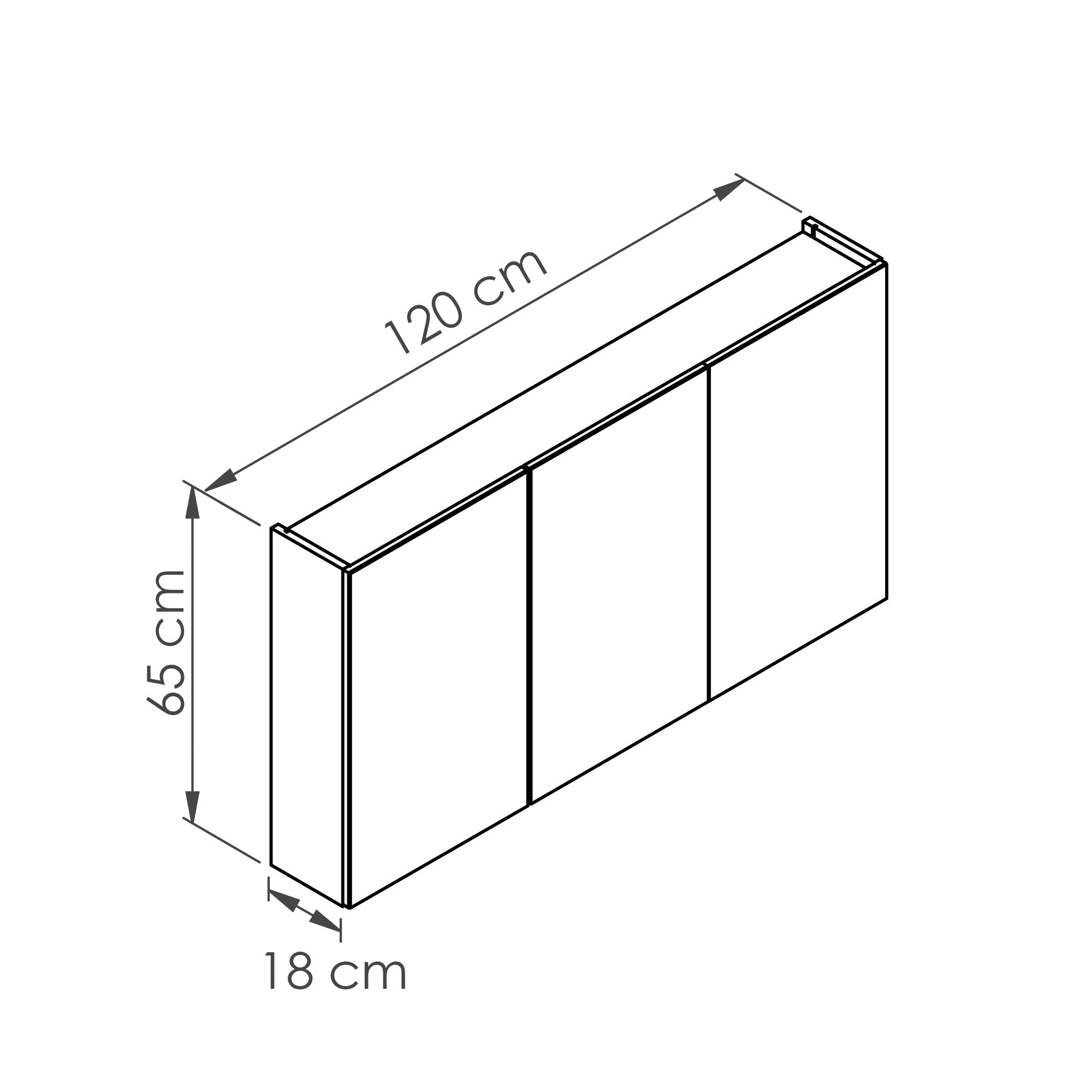  Bathroom cabinet 120 cm