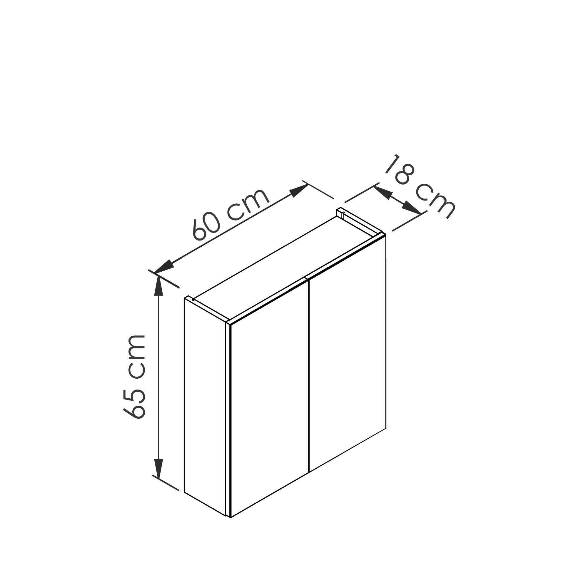  Bathroom cabinet 60 cm