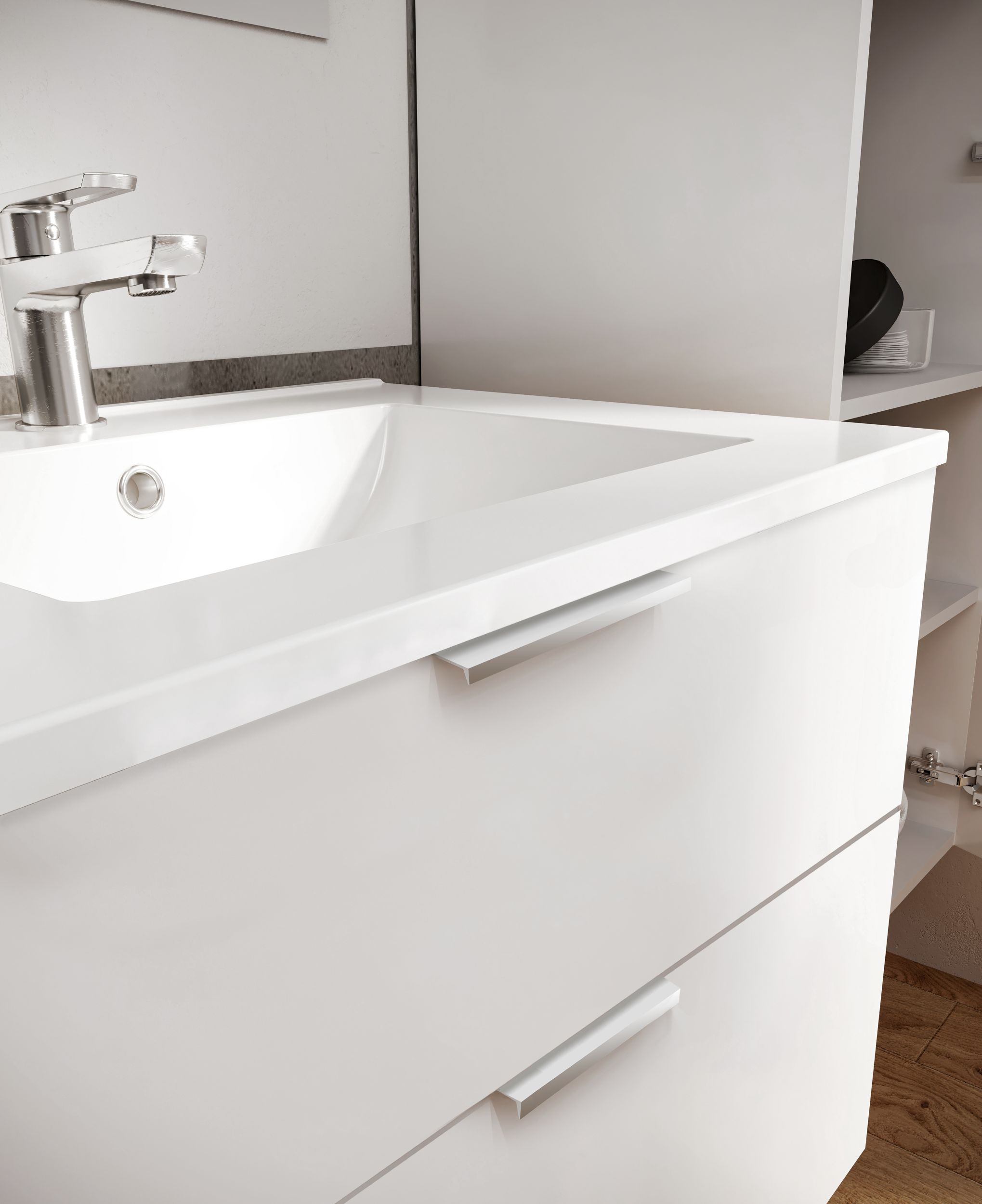  Wastafelonderbouw 80 cm - Lades
