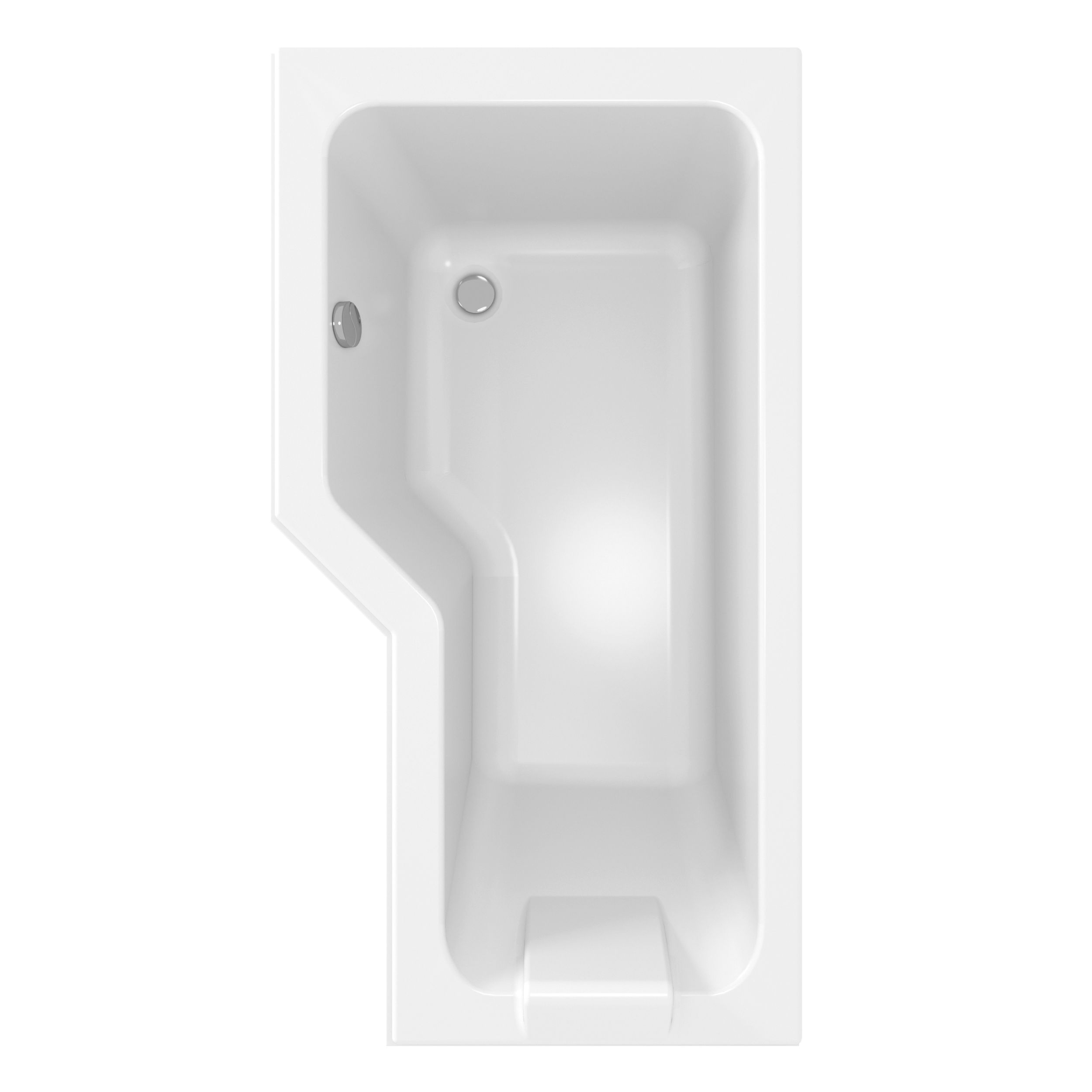 Asymmetrical left-hand bathtub + running board