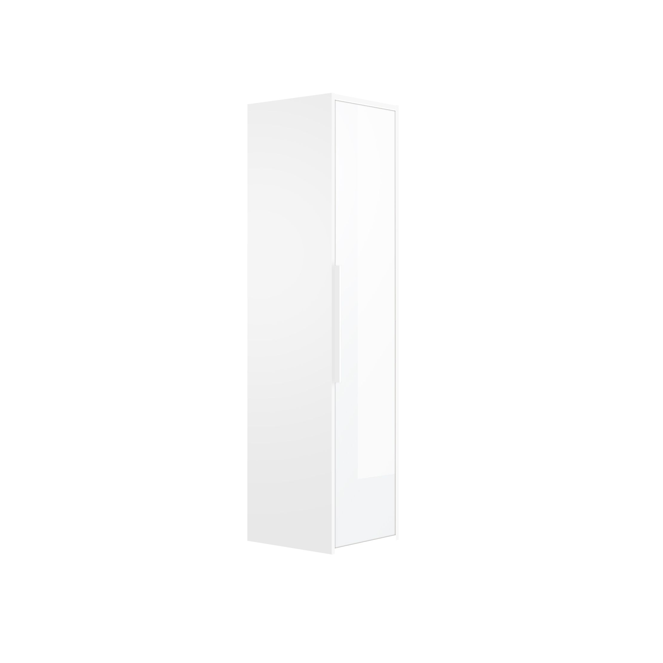 Column 40 cm white handle - for double washbasin