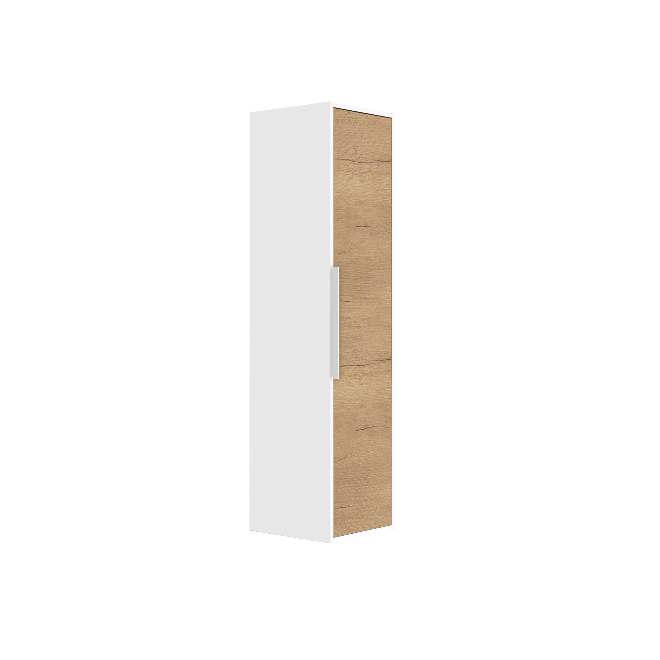  Column 40 cm white handle - for double washbasin
