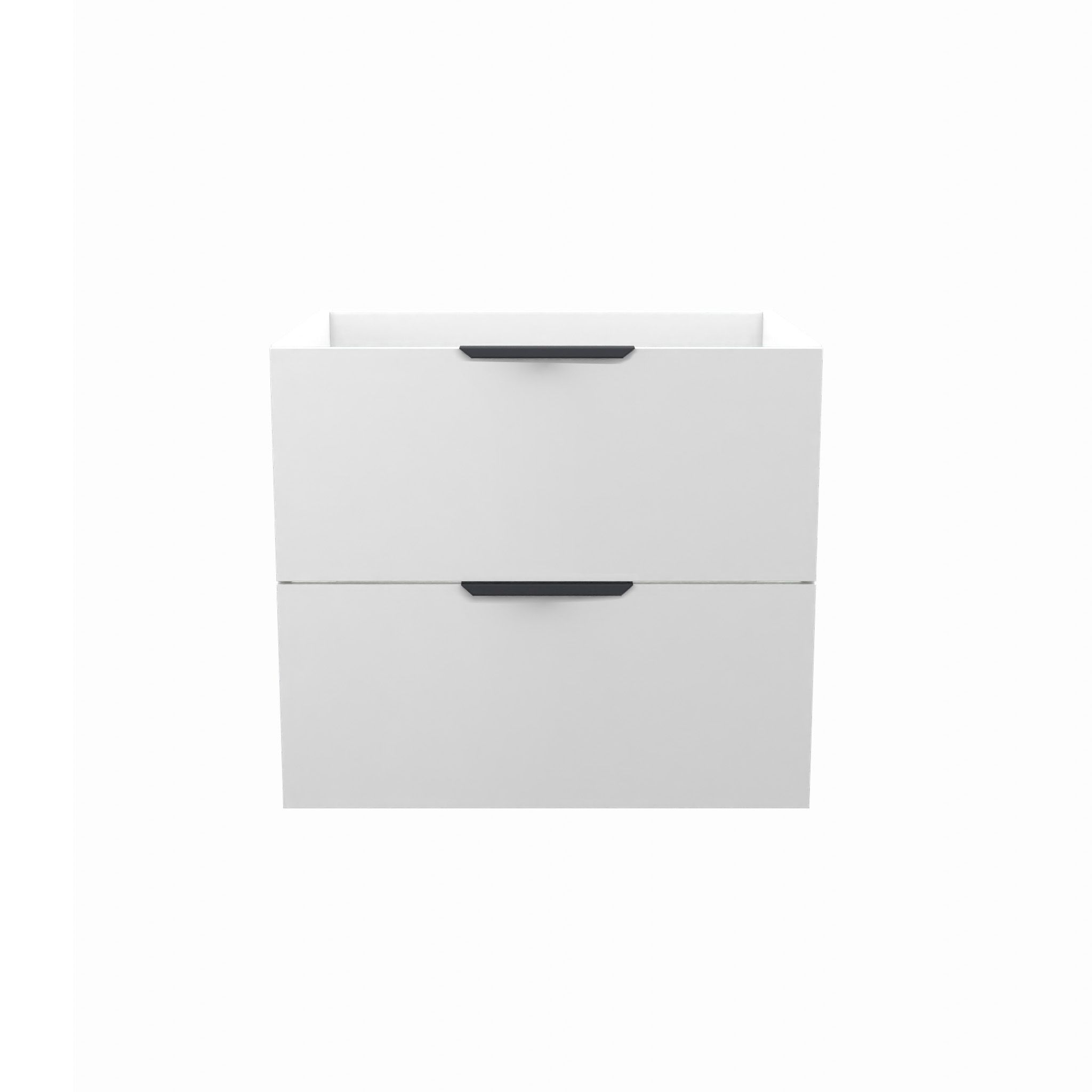  Meuble sous-vasque 60 cm avec passage siphon centré