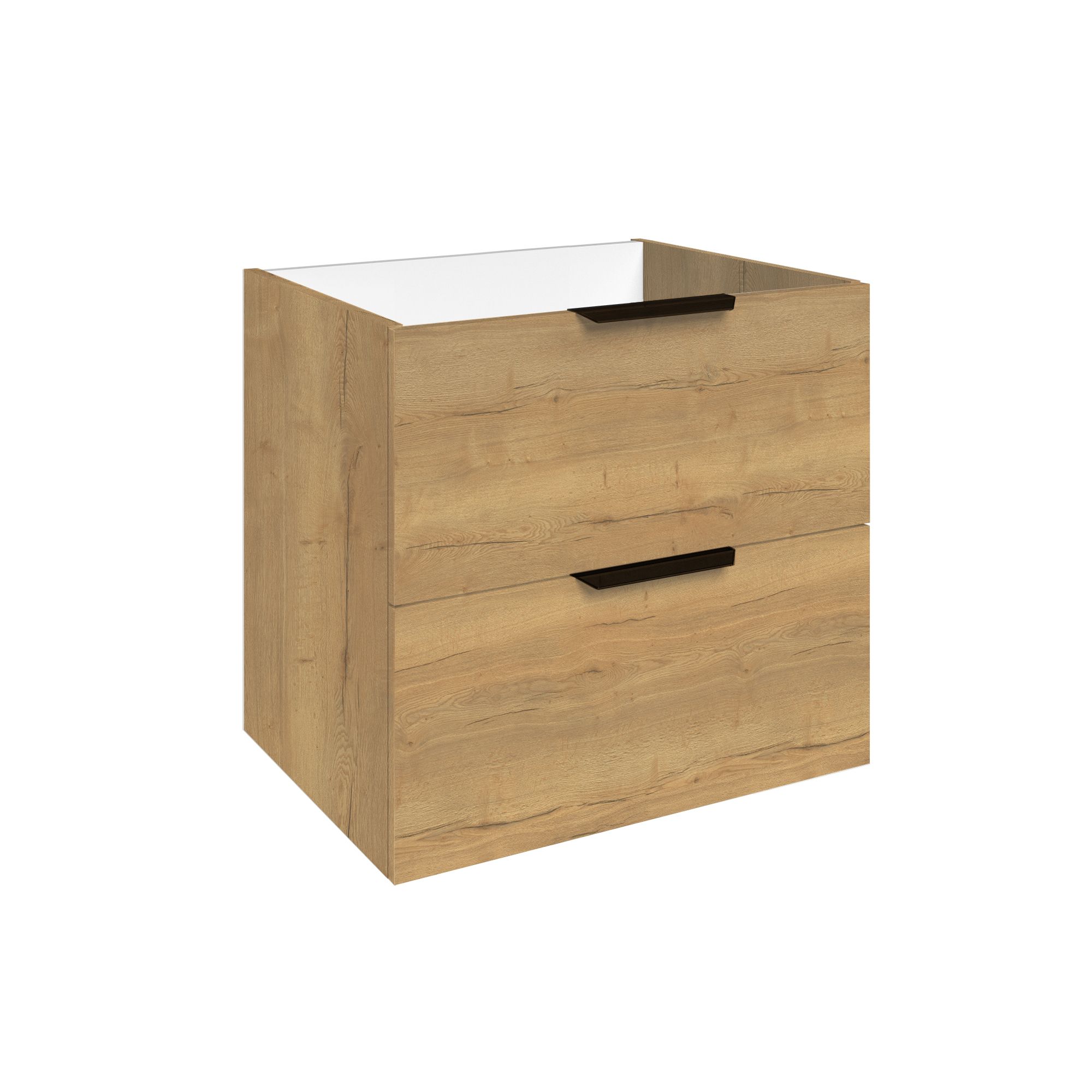  Meuble sous-vasque 60 cm avec passage siphon centré