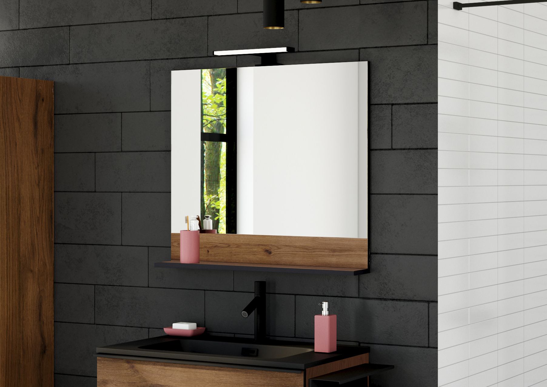  Miroir tablette 80 cm