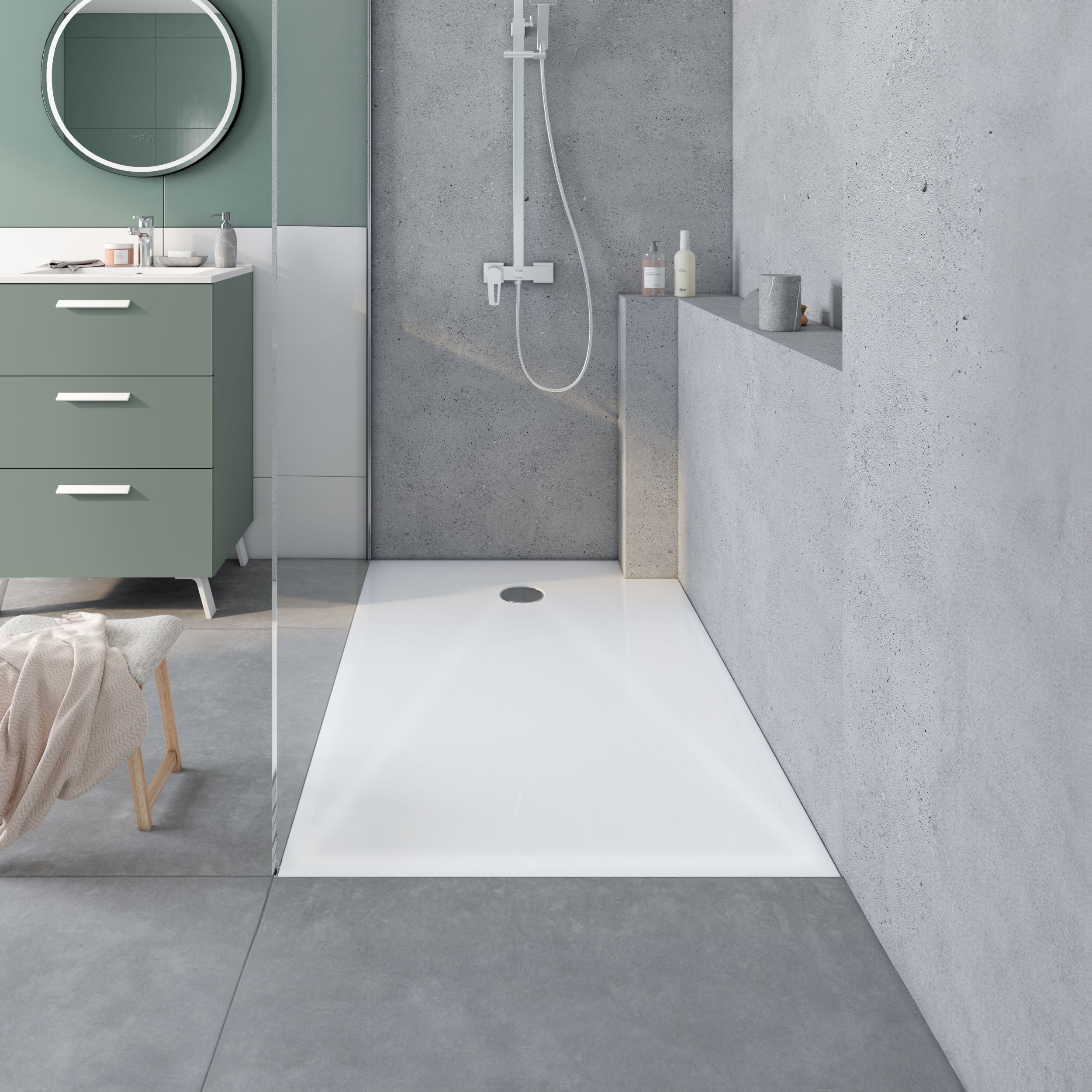 Shower tray rectangular