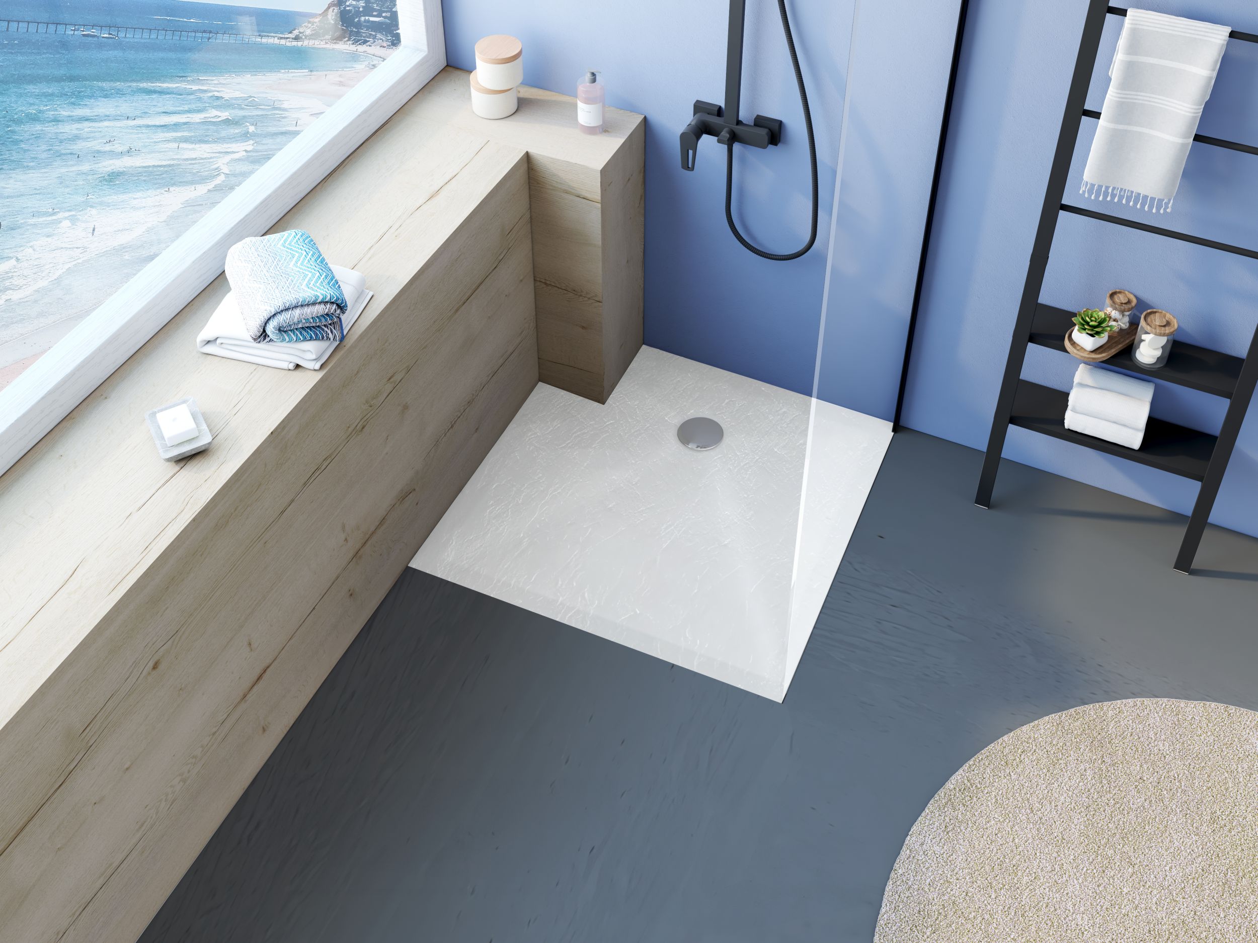  Shower tray Square