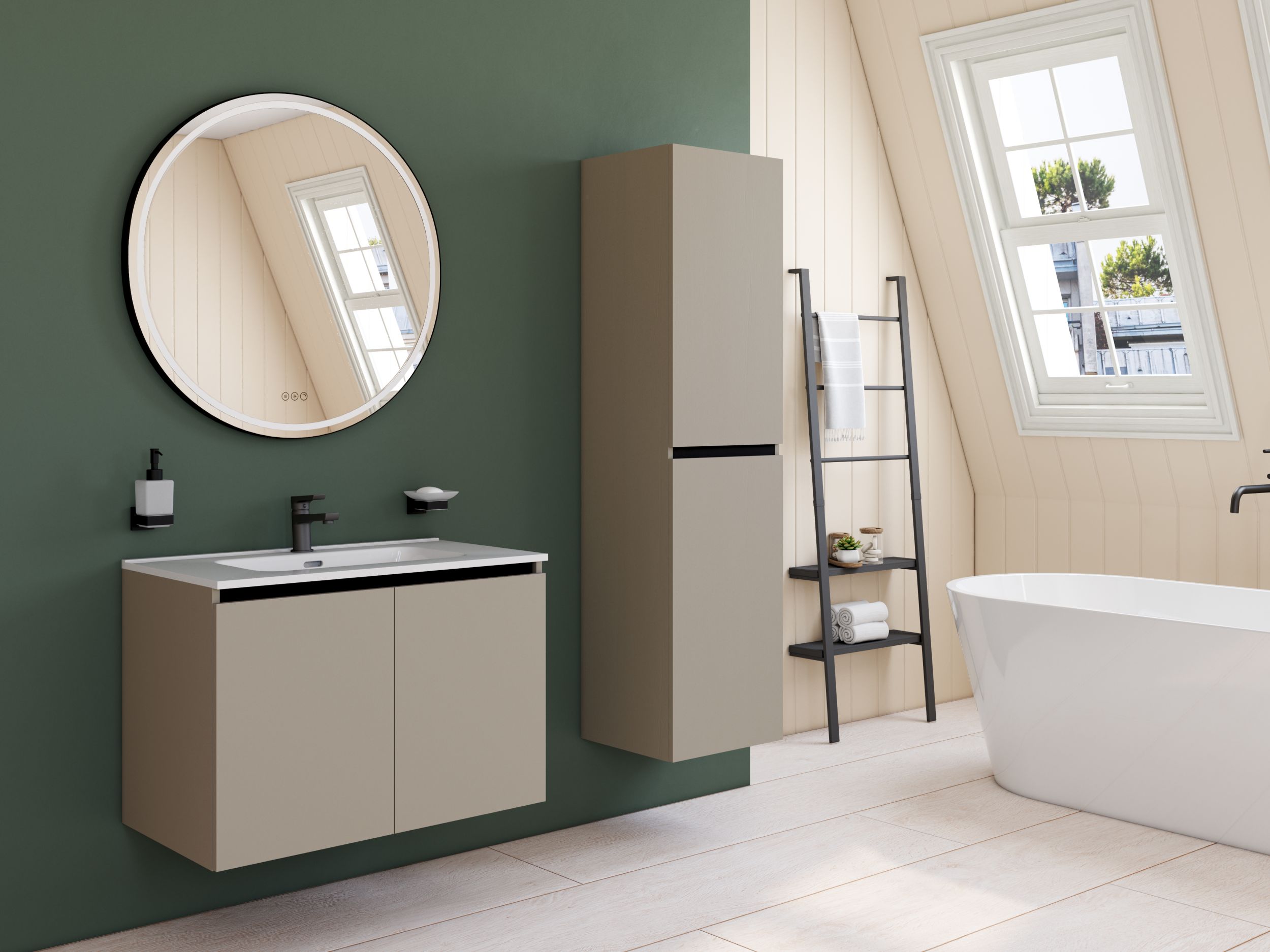  Meuble sous-vasque 80 cm