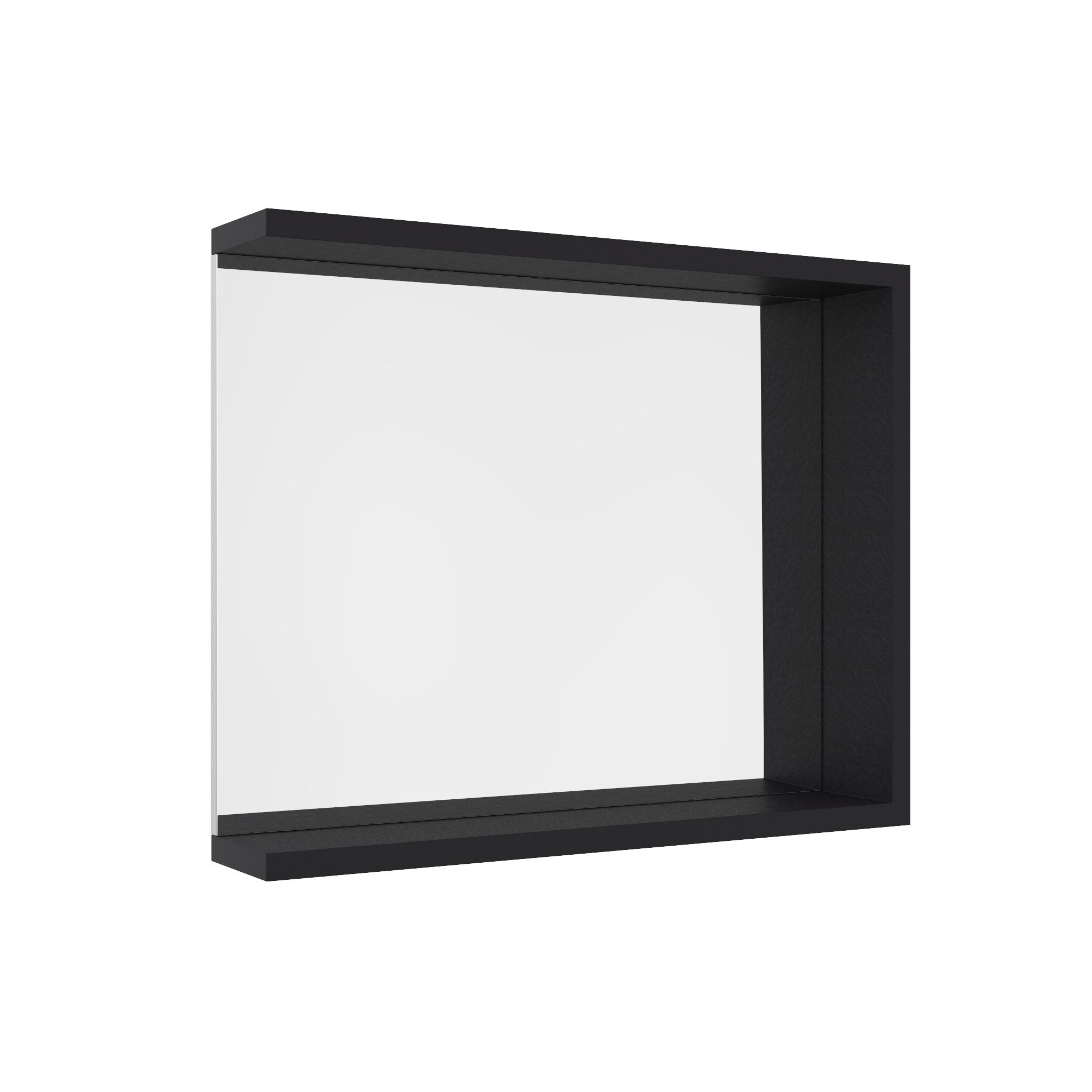  Framed mirror with shelf 83 cm