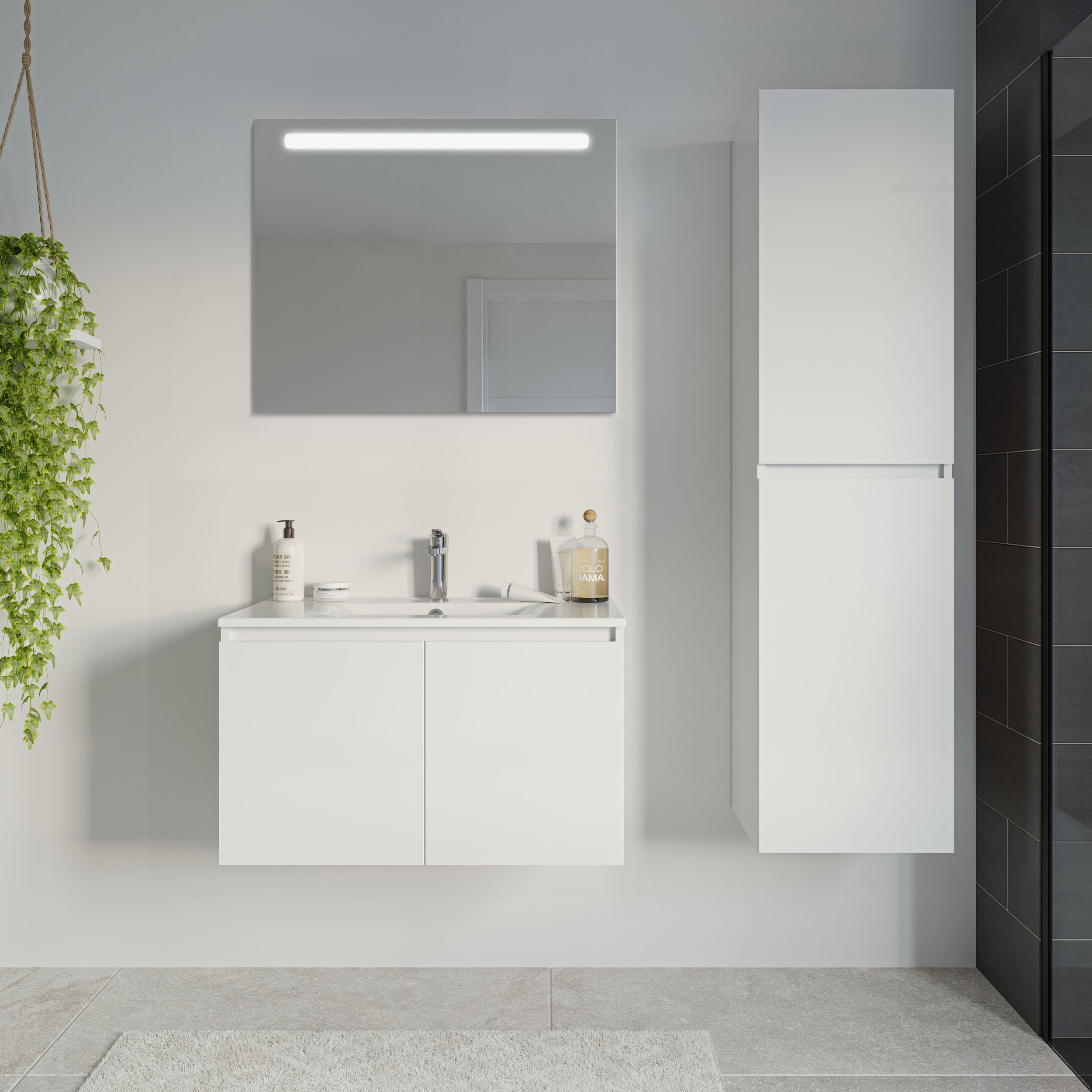  Wastafelonderbouw 80 cm - Deuren