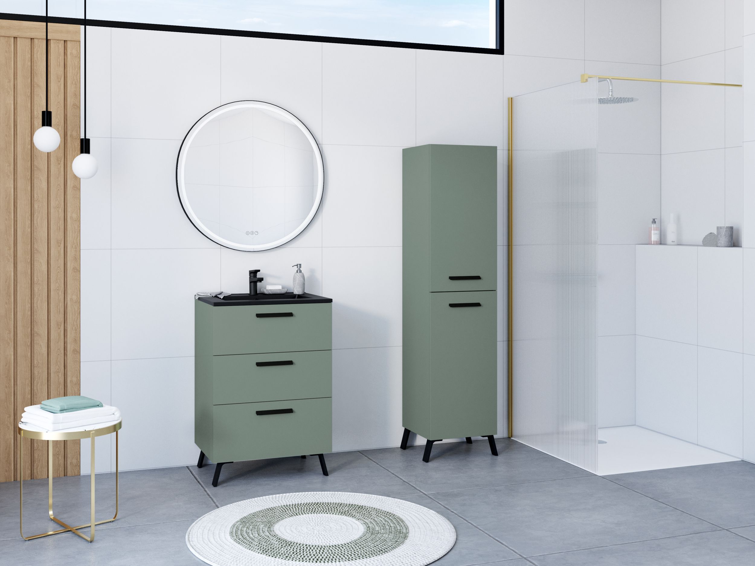  Meuble sous-vasque 60 cm