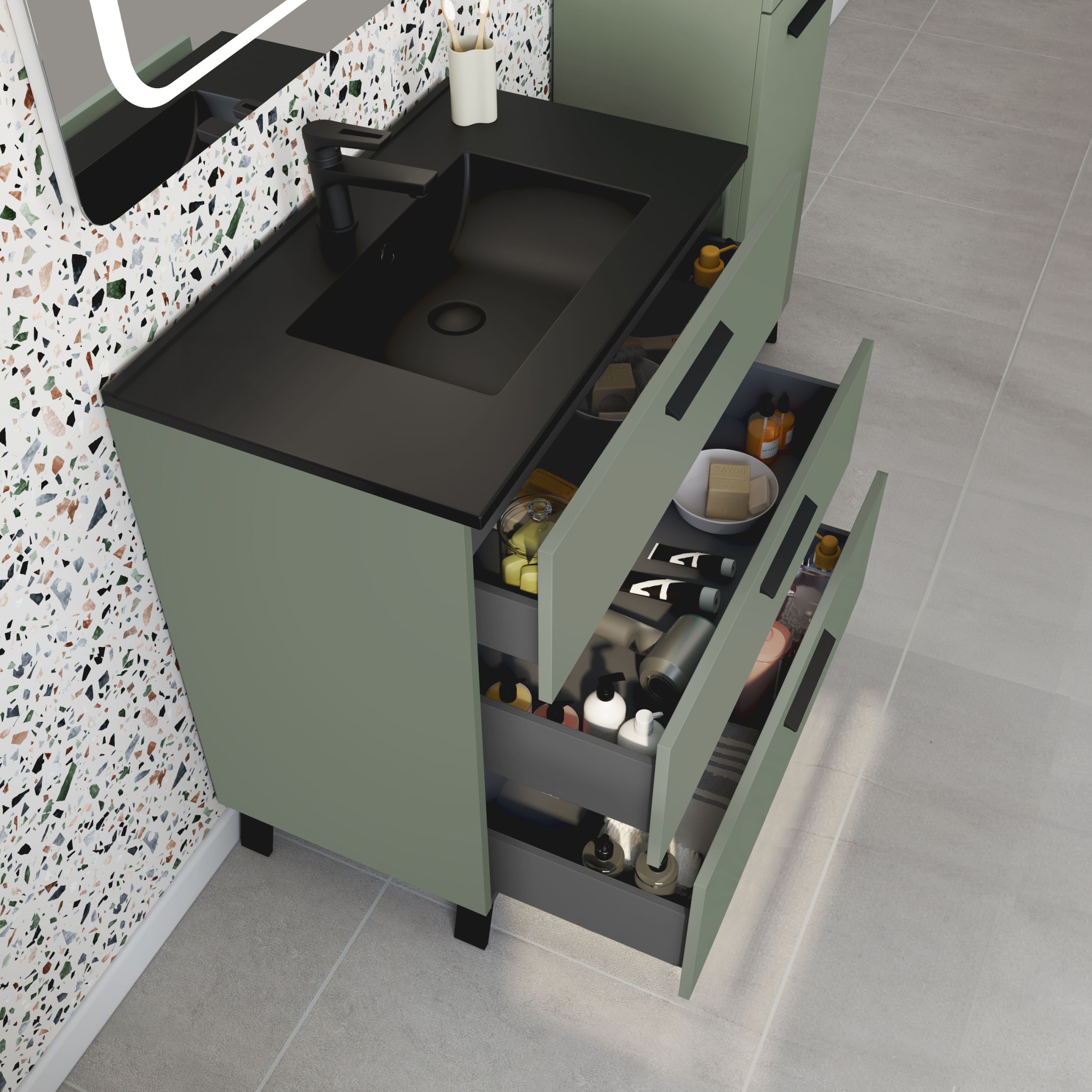  Wastafelonderbouw 80 cm