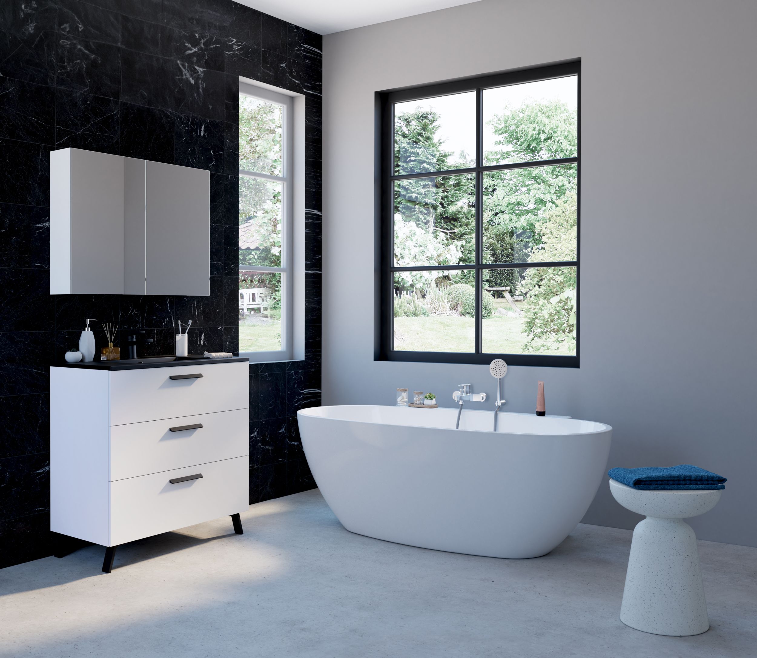  Bathroom cabinet 80 cm
