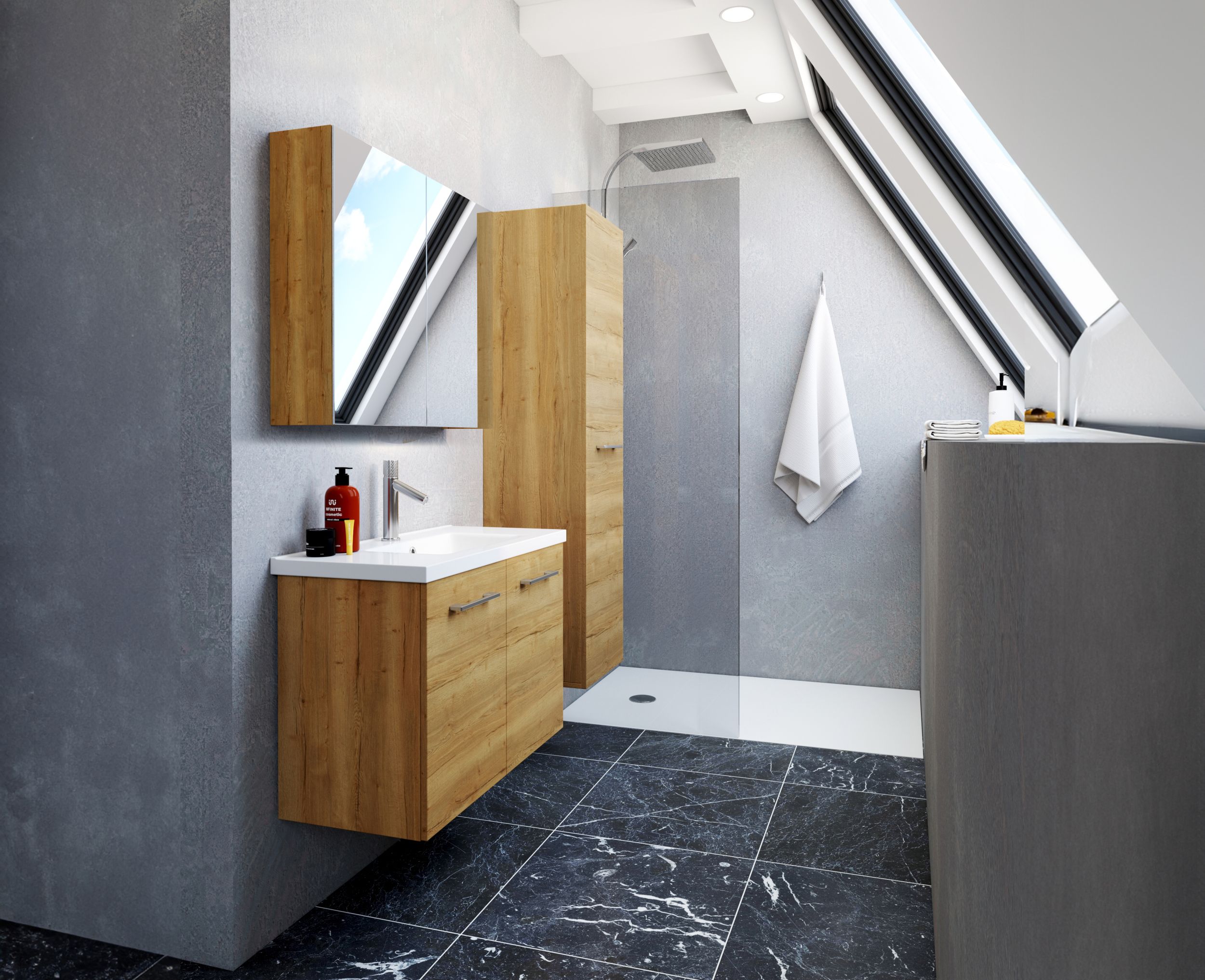  Bathroom cabinet 80 cm
