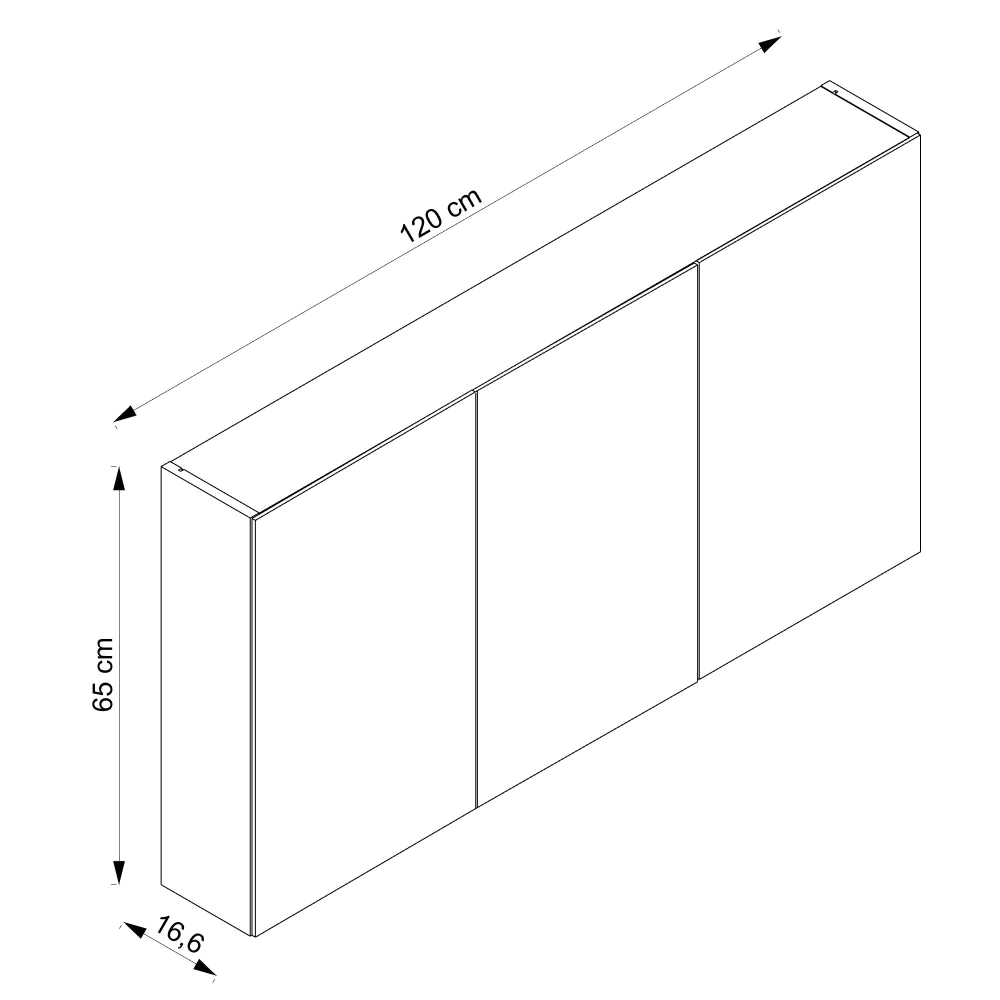  Toiletkast 120 cm