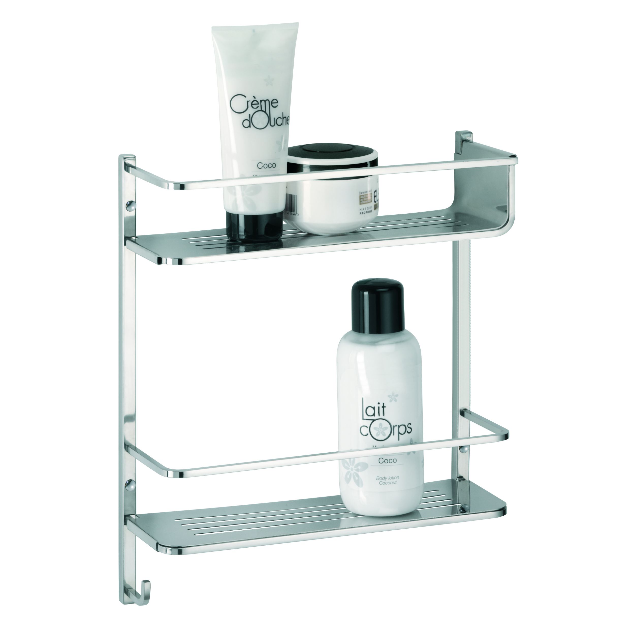  Shower caddy with 2 shelves