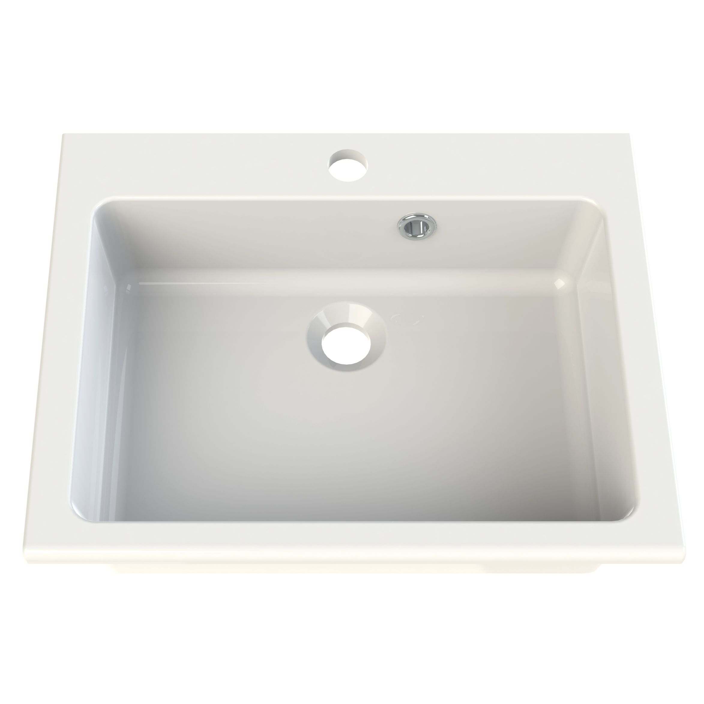  Built-in washbasin 50 cm rectangular