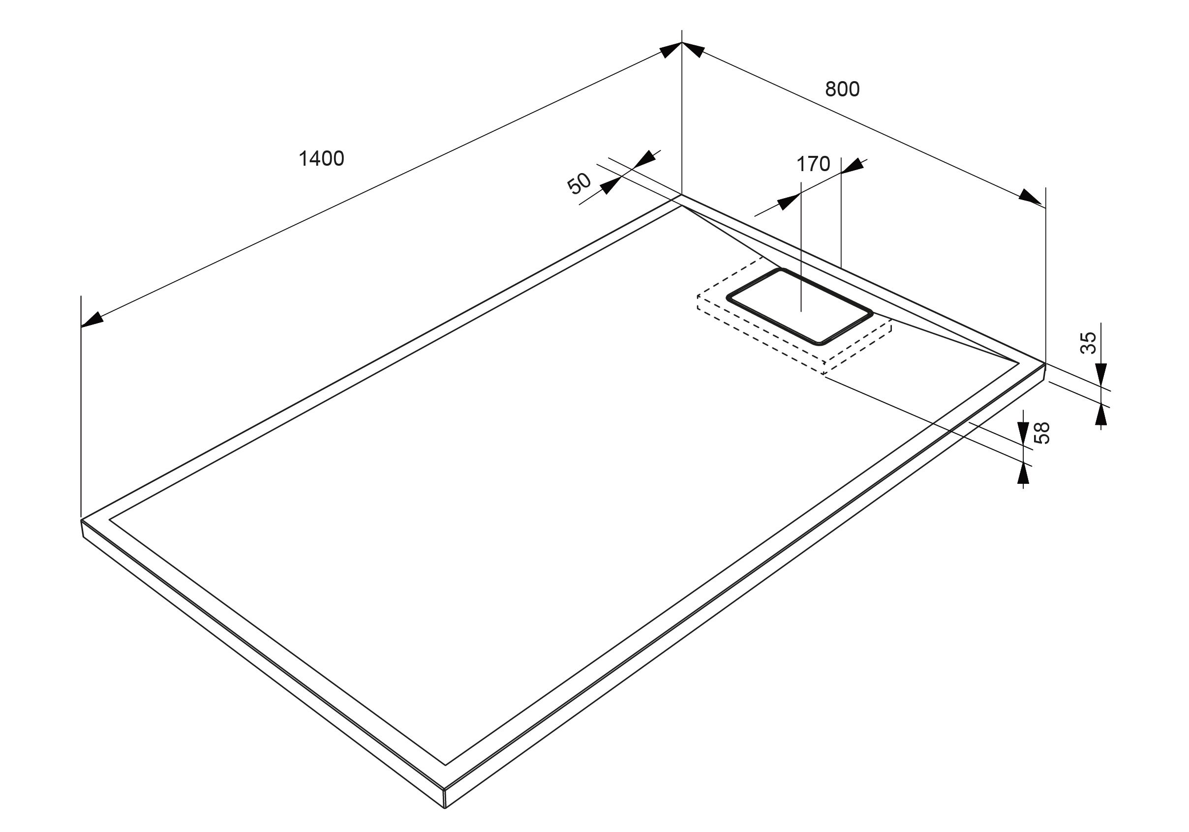  Shower tray