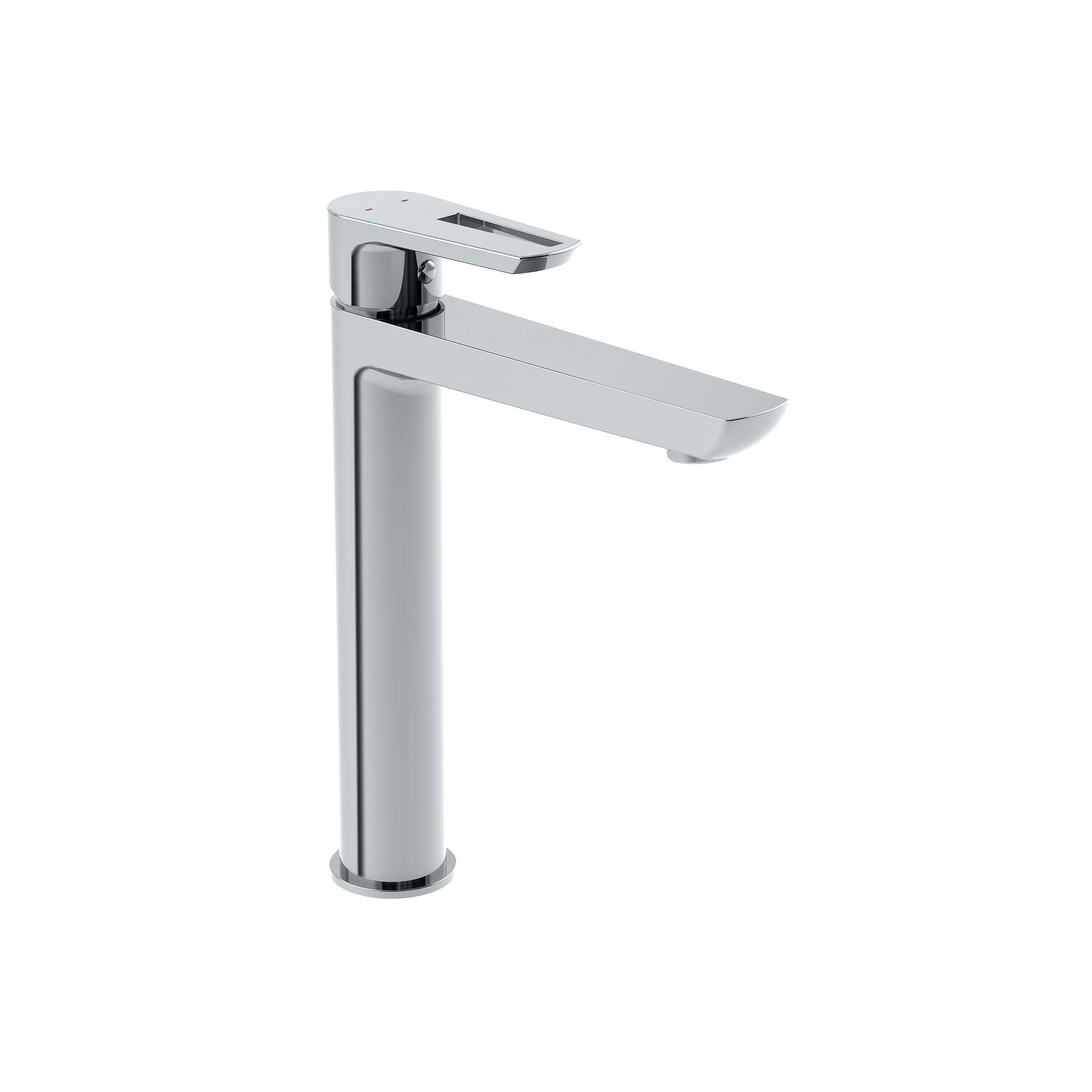  High-rise mixer tap for bathroom sink