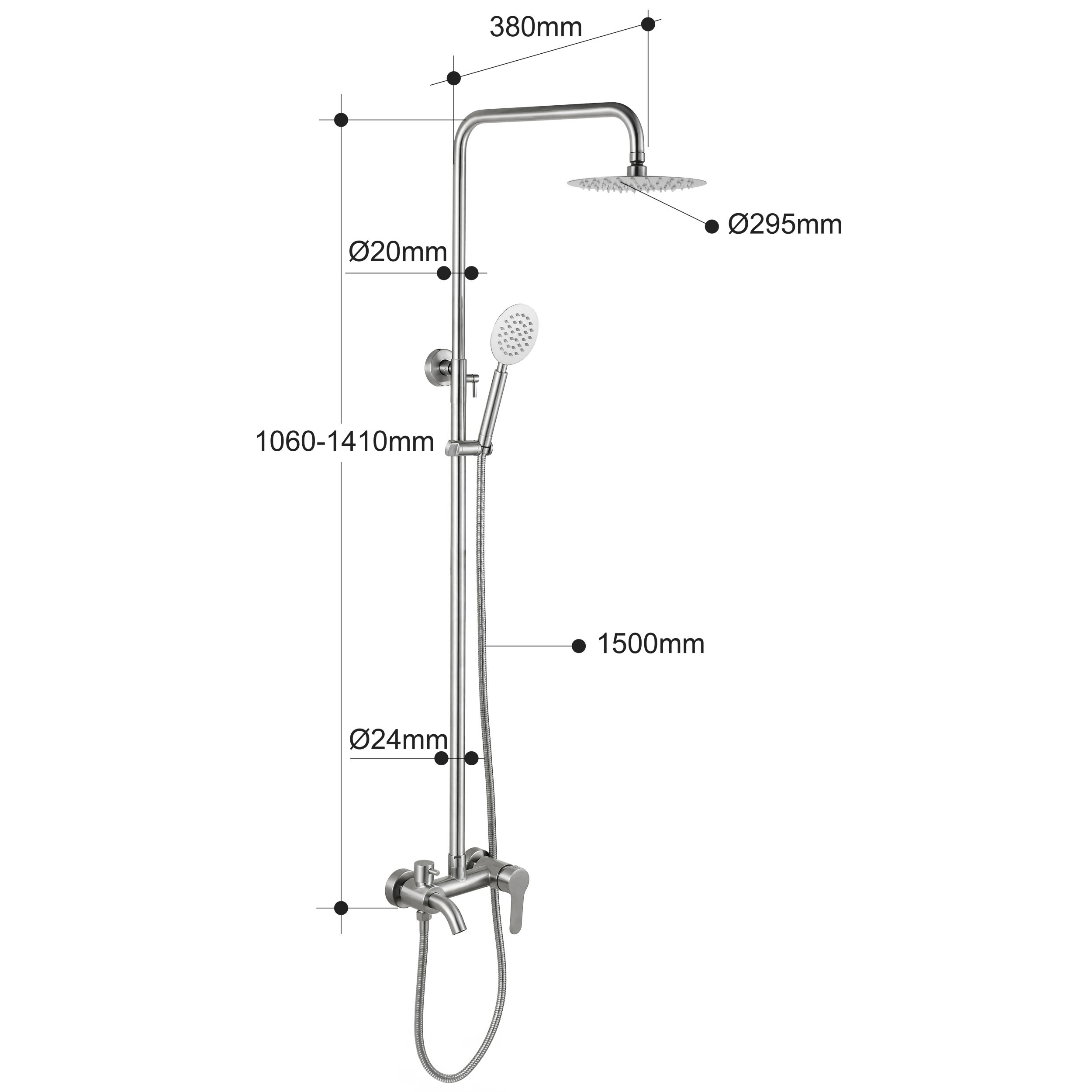  Shower column