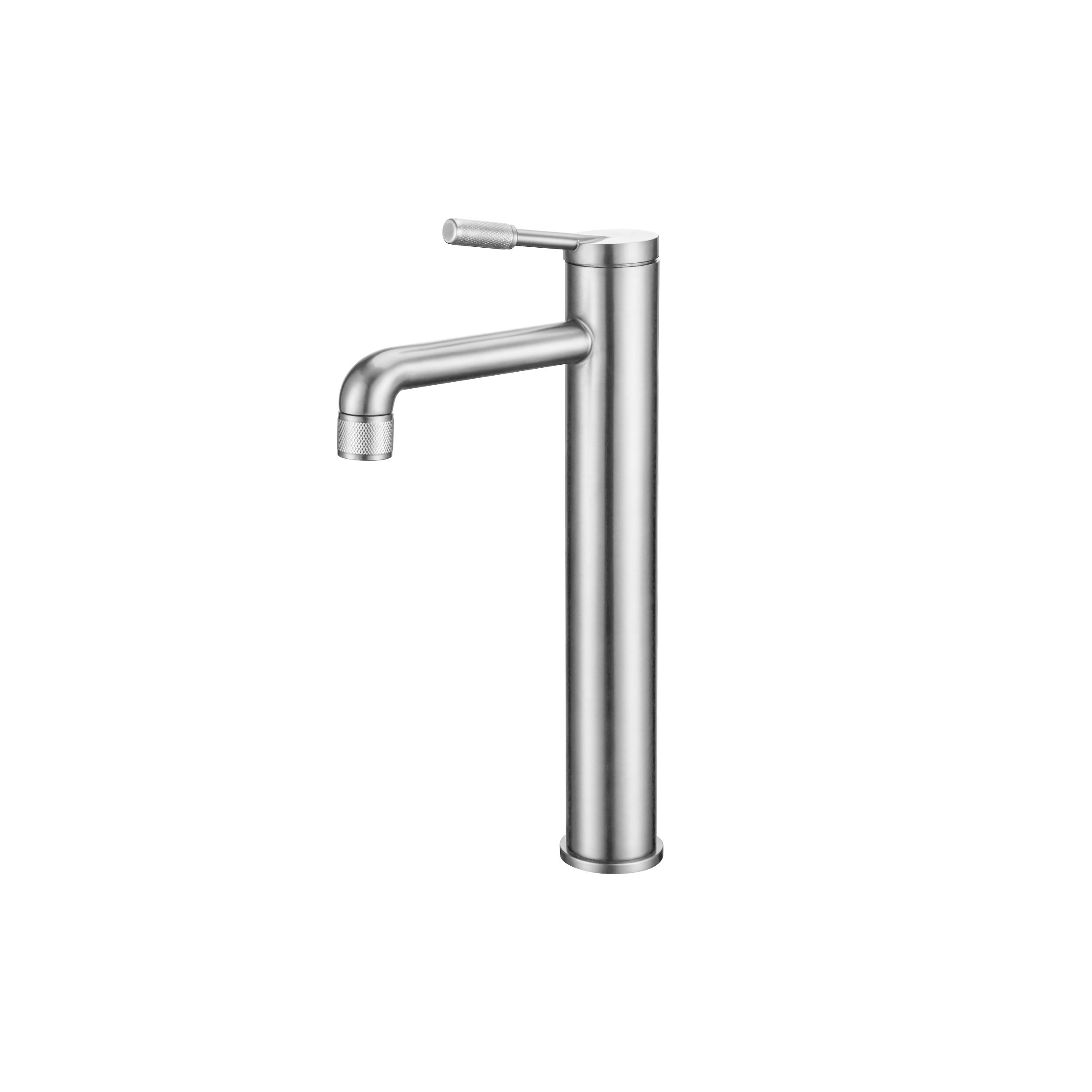  High-rise mixer tap for bathroom sink