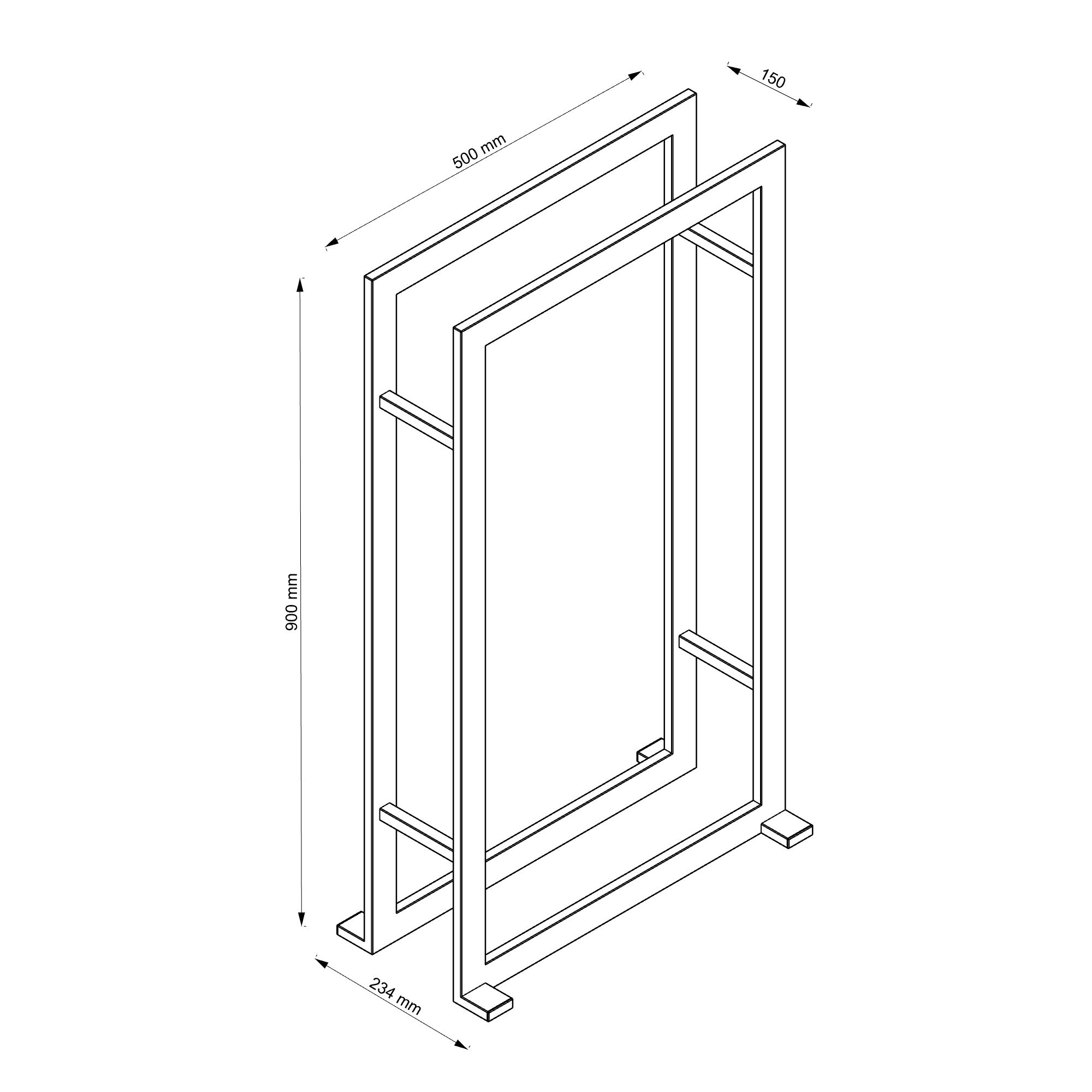  Towel rail  2 bars