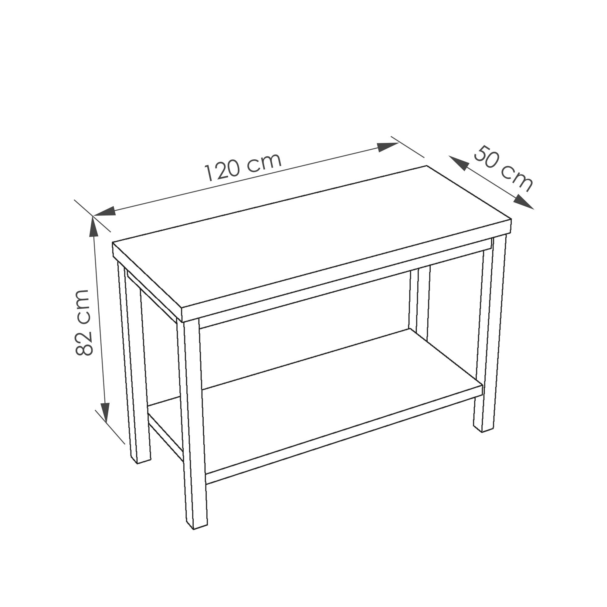  Meuble sous-vasque 120 cm