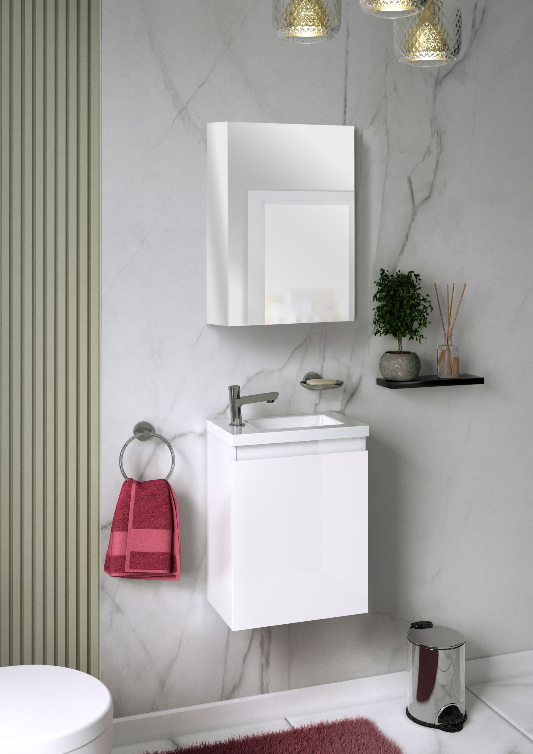  Armoire de toilette 40 cm