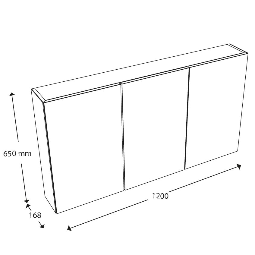  Bathroom cabinet 120 cm