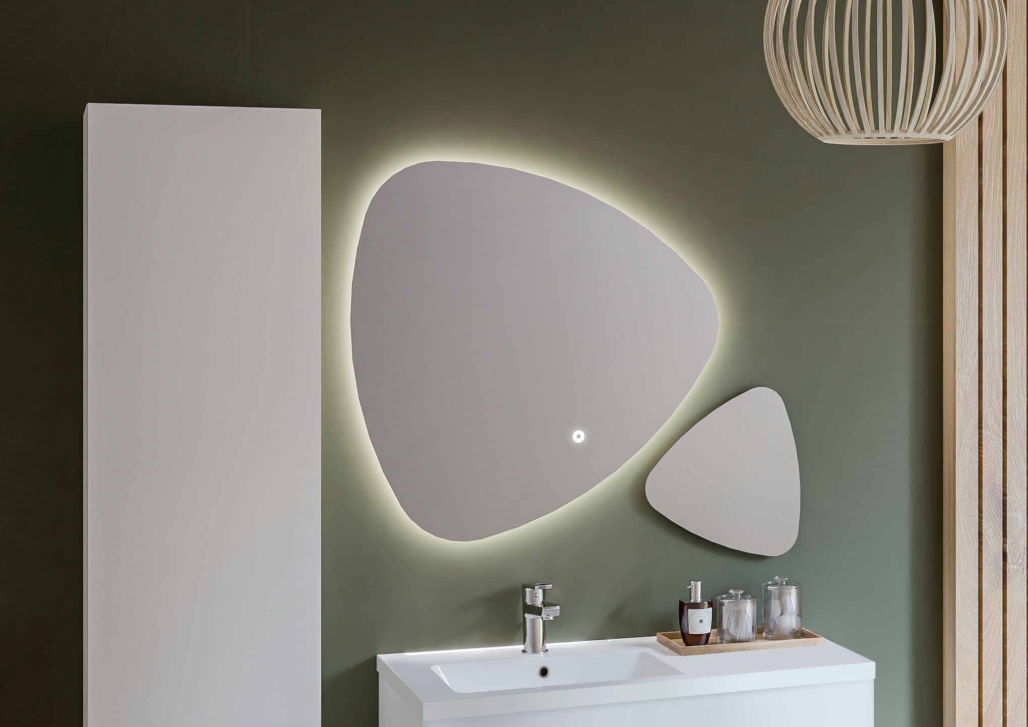  Miroir éclairant LED 76 cm