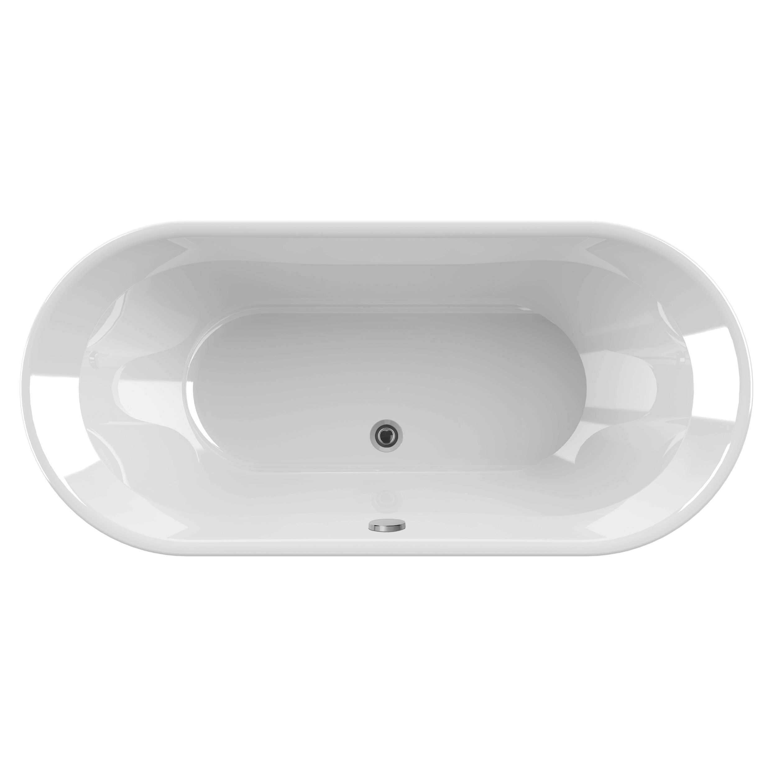  Freestanding bathtub elongated