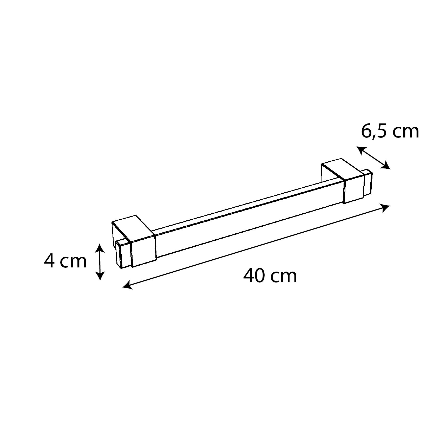  Poignée PMR droite bain douche 45 cm