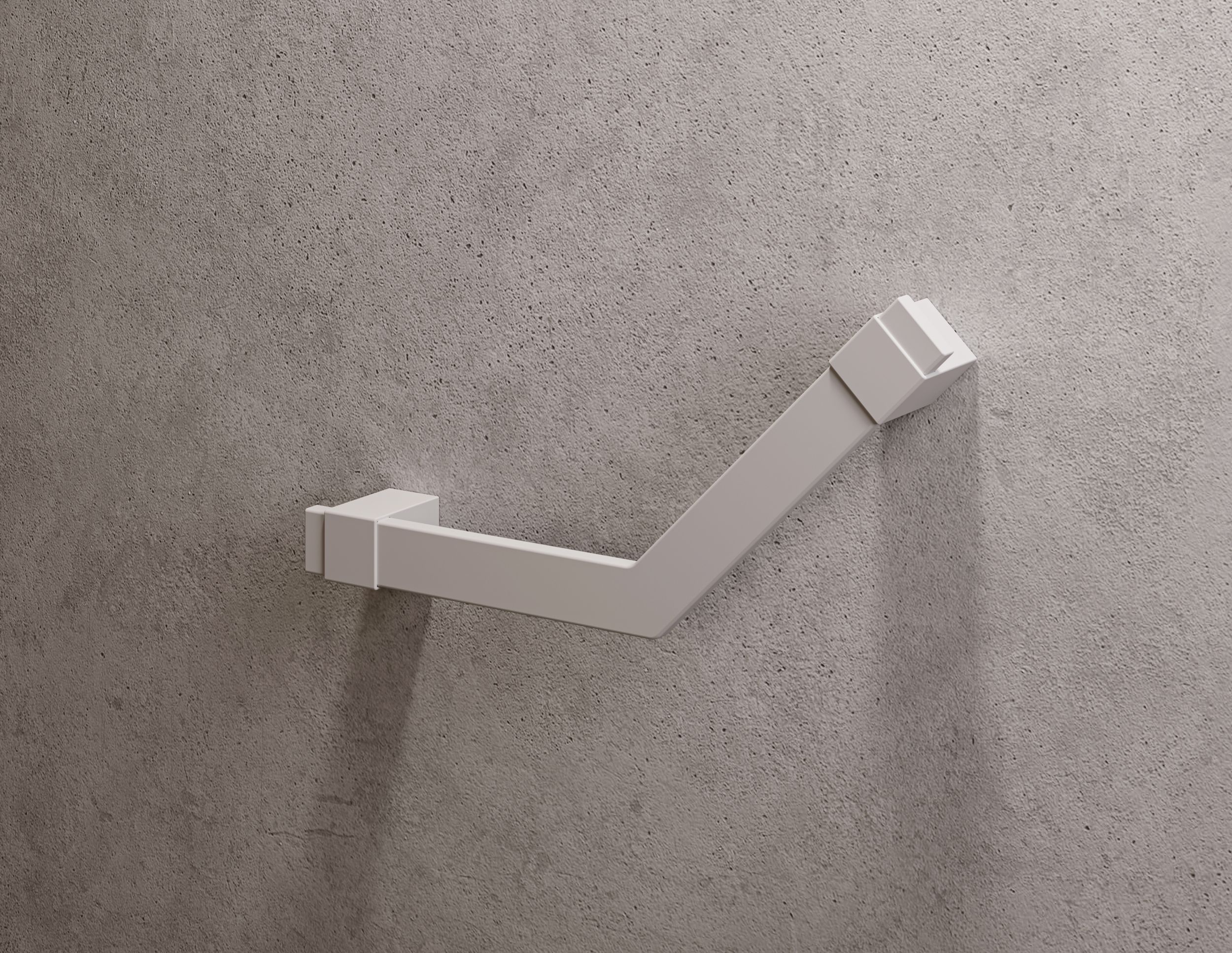  Poignée PMR coudée bain douche 135°