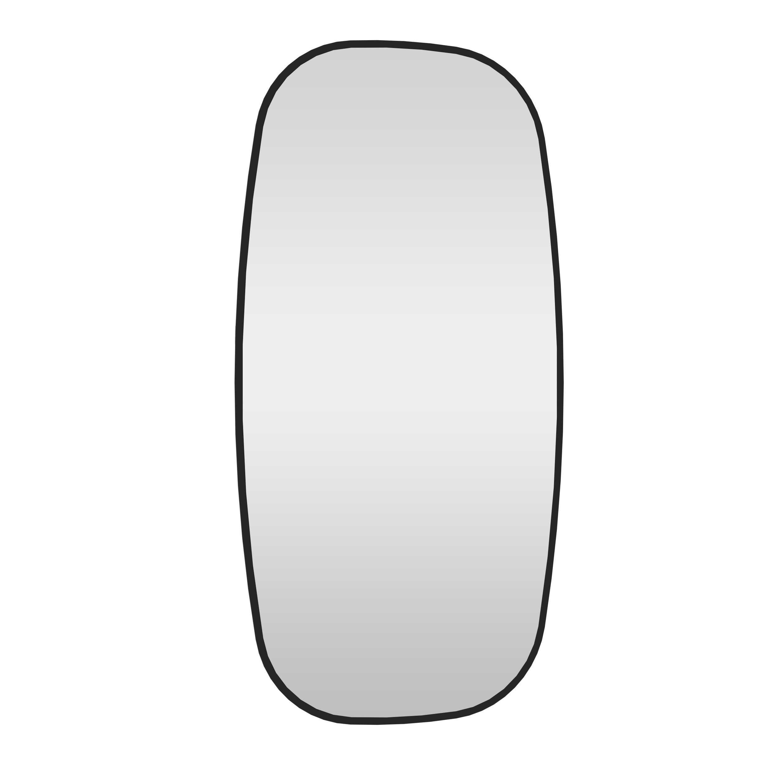  Miroir éclairant 45 cm