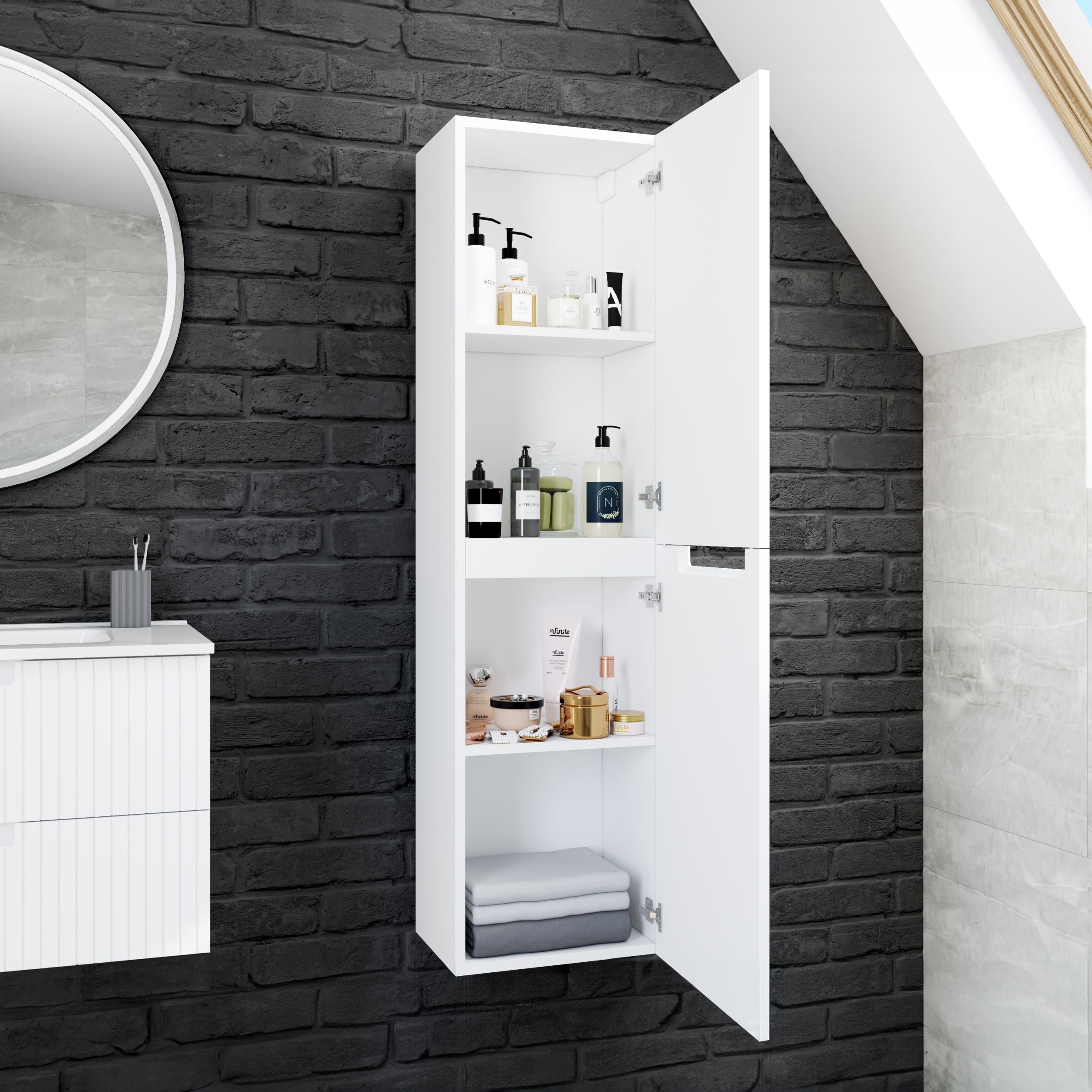  Colonne 40 cm 2 portes ouverture droite